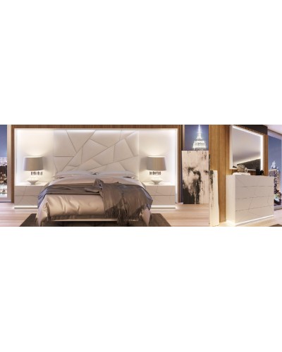 Dormitorio moderno diseño lacado 397-MXD66