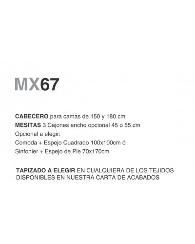 Dormitorio moderno diseño lacado 397-MXD67