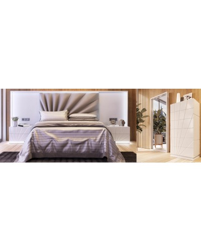 Dormitorio moderno diseño lacado 397-MXD77
