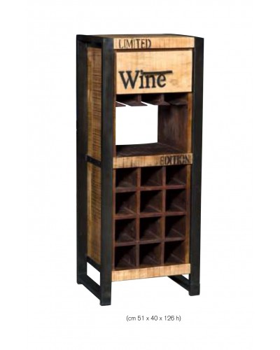 Mueble Bar vintage colonial madera 1452-BA12