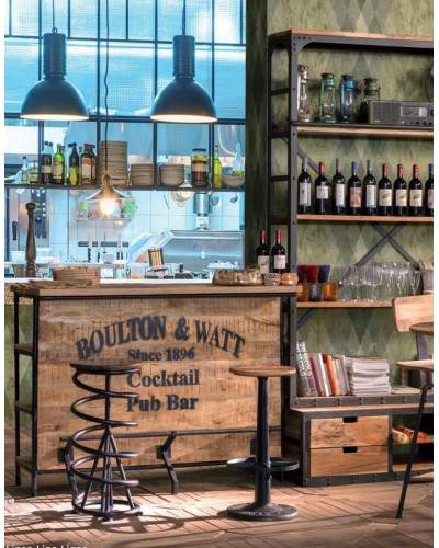 Mueble Bar vintage colonial madera 1452-BA13