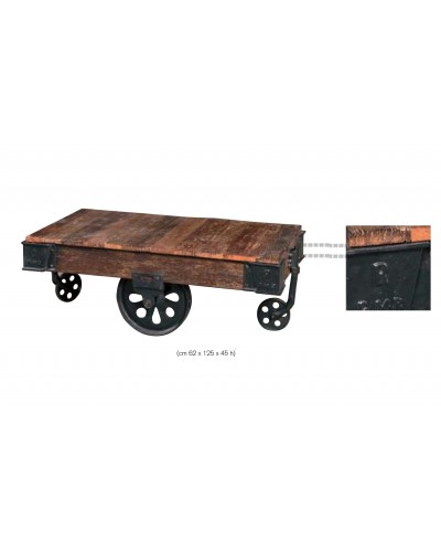 Mesa de centro vintage colonial madera 1452-CE10
