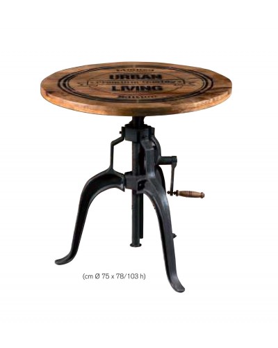 Mesa de comedor vintage colonial madera 1452-CM02