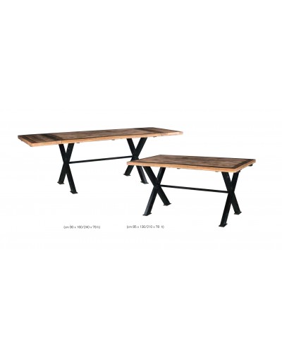 Mesa de comedor vintage madera 1452-CM14