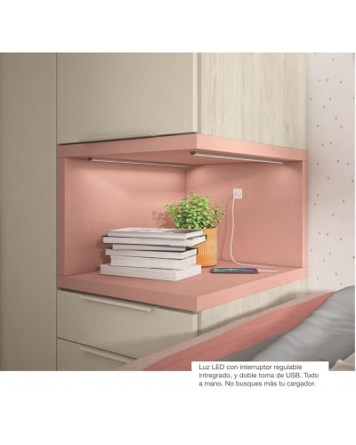 Dormitorio juvenil moderno beladur AD16 - Lanmobel