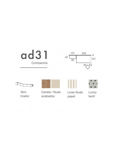 Dormitorio juvenil moderno beladur AD31 - Lanmobel