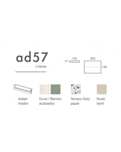 Dormitorio juvenil moderno beladur AD57 - Lanmobel