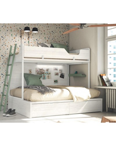 Dormitorio juvenil moderno beladur AD57 - Lanmobel