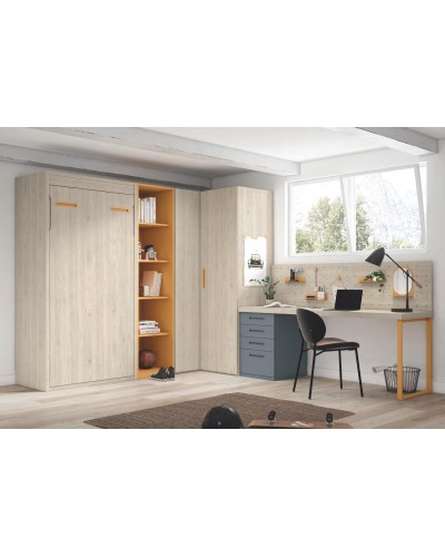 Dormitorio juvenil moderno beladur AD64 - Lanmobel
