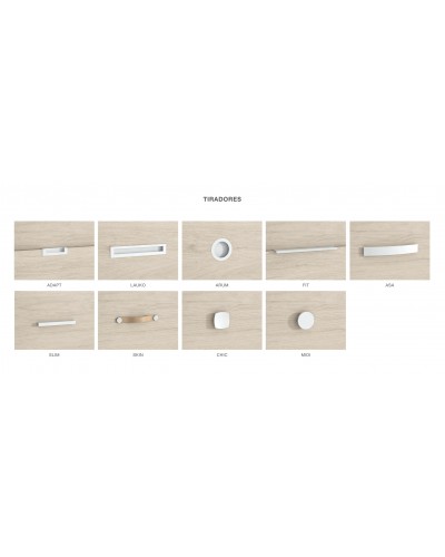 Dormitorio juvenil moderno beladur AD71 - Lanmobel