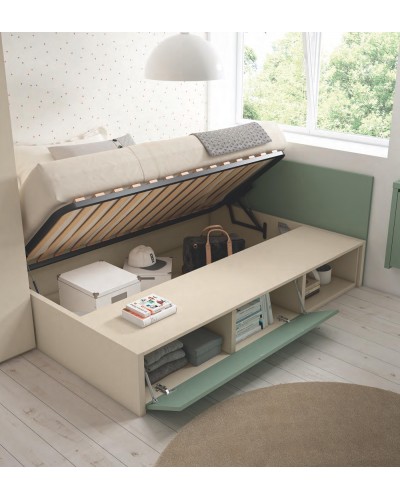 Dormitorio juvenil moderno beladur AD71 - Lanmobel