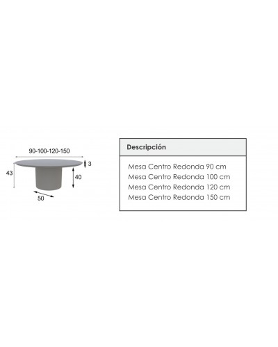 Mesa de centro moderna lacado 397-GD03