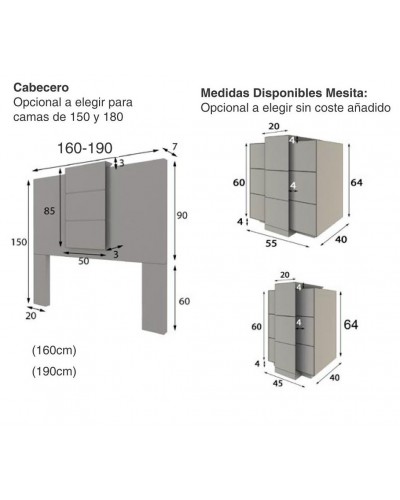 Dormitorio moderno diseño lacado 397-MXD64