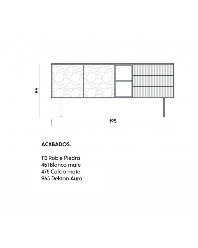 Aparador moderno CS05 - Costera