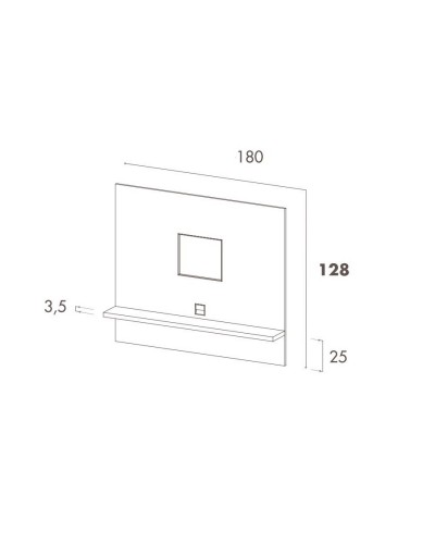 Mueble comedor moderno panelado PL03 - Lanmobel