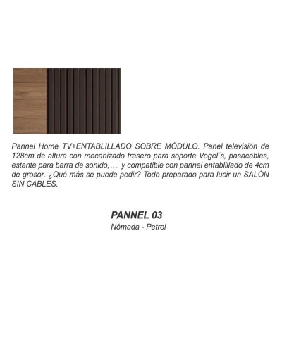 Mueble comedor moderno panelado PL03 - Lanmobel