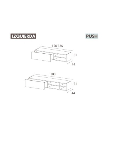 Mueble comedor moderno panelado PL09 - Lanmobel