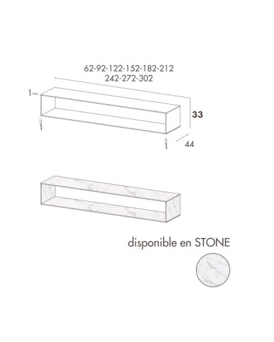 Mueble comedor moderno panelado PL09 - Lanmobel