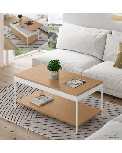 Mesa de centro moderna elevable K4032 - Disemobel