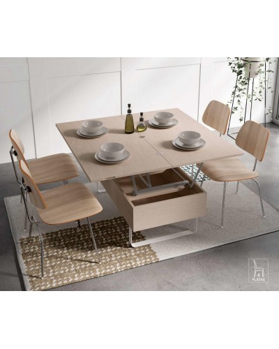 Mesa de centro moderna elevable y extensible K4036 - Disemobel