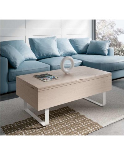 Mesa de centro moderna elevable y extensible K4036 - Disemobel