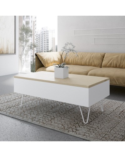 Mesa de centro moderna elevable K4002 - Disemobel