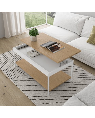 Mesa de centro moderna elevable K4032 - Disemobel