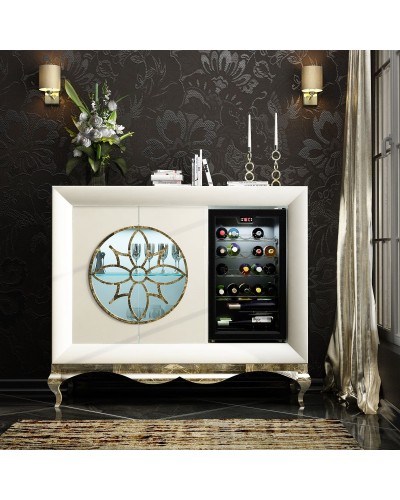 Mueble bar vinoteca moderno alta calidad 397-W04