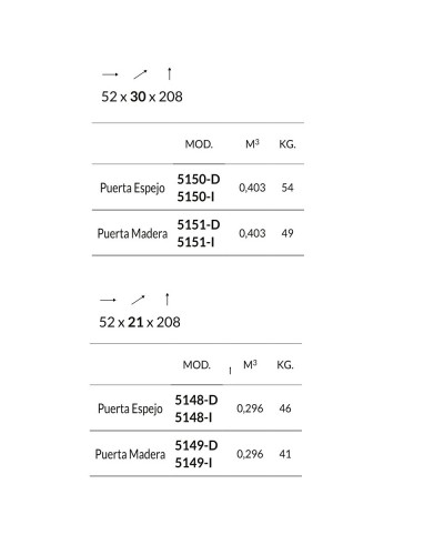 Recibidor zapatero moderno diseño 5150 - Disemobel