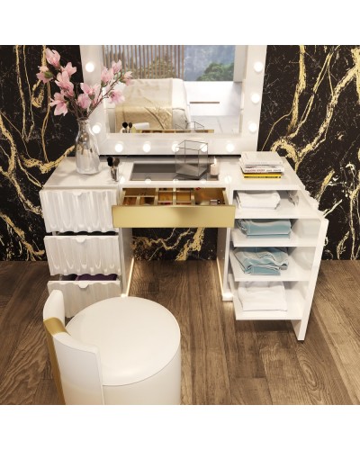 Tocador de maquillaje dormitorio diseño 397-T09