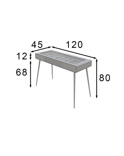 Tocador de maquillaje dormitorio diseño 397-T32