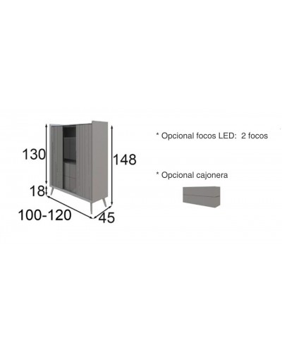 Mueble comedor moderno lacado 397-MD17