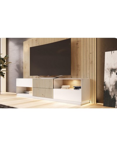 Mueble TV moderno lacado Natura 04 - Franco