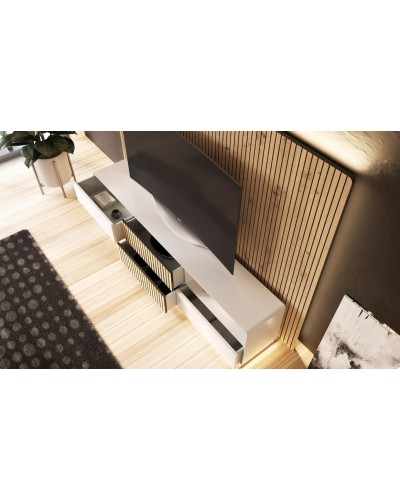 Mueble TV moderno lacado Natura 04 - Franco