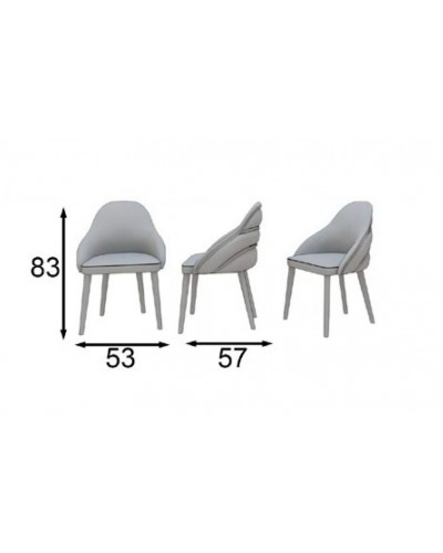 Silla comedor moderna diseño 397-MDS08