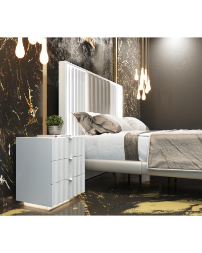 Dormitorio moderno diseño lacado 397-PR2