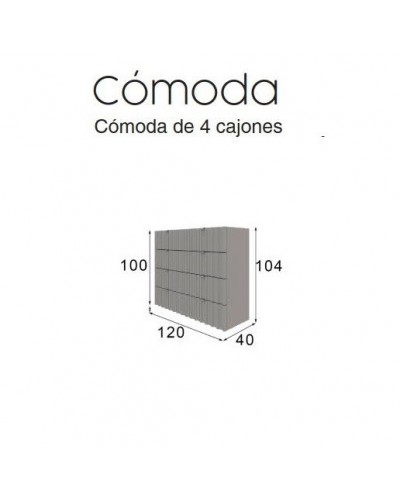 Cómoda moderna diseño lacado 397-PR6