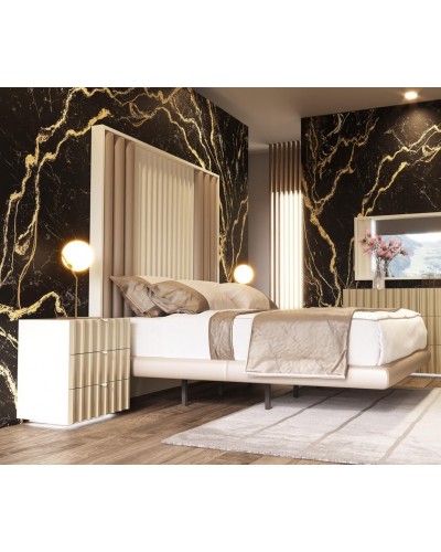 Dormitorio moderno diseño lacado 397-PR7