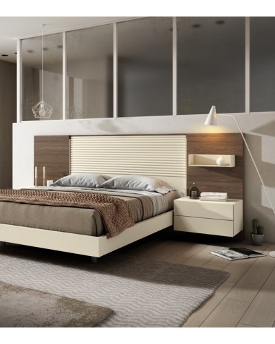 Dormitorio matrimonio moderno beladur ET11 - Lanmobel
