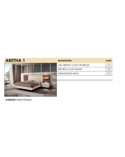 Dormitorio matrimonio moderno beladur ET11 - Lanmobel