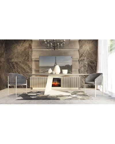 Silla de comedor moderna lacada 397-K01