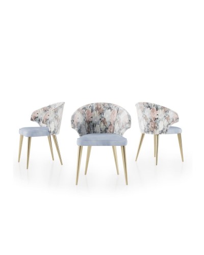 Silla de comedor moderna lacada 397-K06