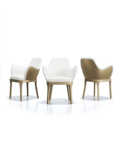 Silla de comedor moderna lacada 397-K07