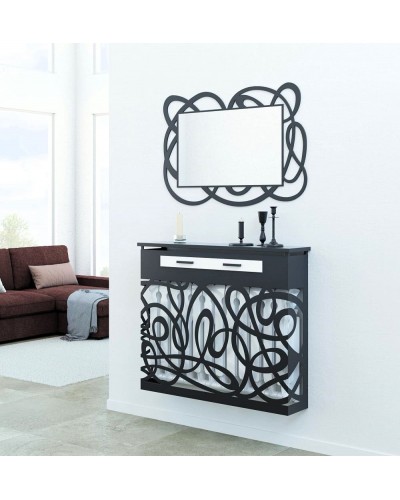 Cubreradiador Diseño forja metálico 1215-Algarabia con cajón