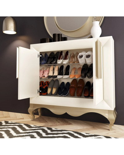 Mueble zapatero moderno lacado alta calidad 397-Z40