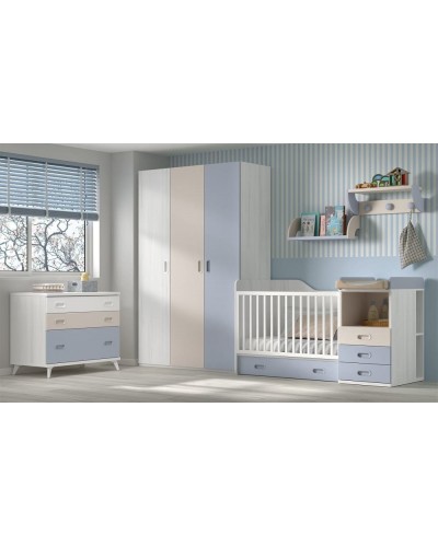 Cuna convertible dormitorio juvenil FOR312 - Glicerio Chaves