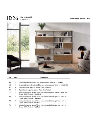 Estantería moderna diseño D26 - BoCubi