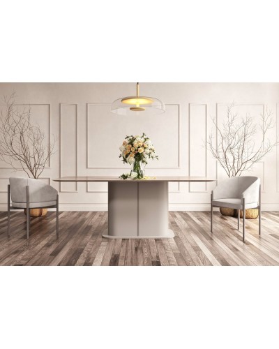 Mesa de comedor moderna lacada NC04 - Franco