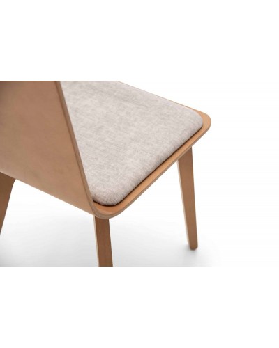 Silla de comedor moderna Ara Cojín - Carabassi