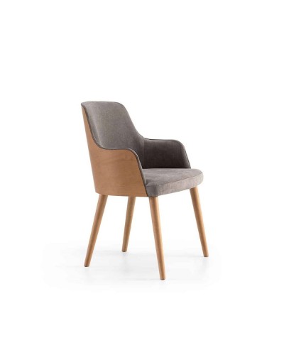 Silla de comedor moderna Verona Madera - Carabassi
